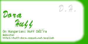 dora huff business card